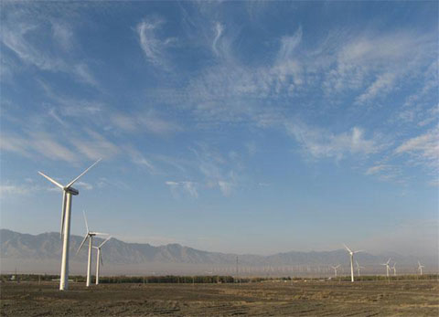 新疆达坂城风力发电站