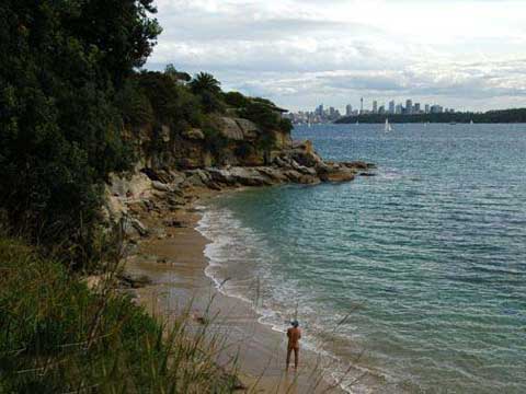 澳大利亚悉尼的裸体浴场