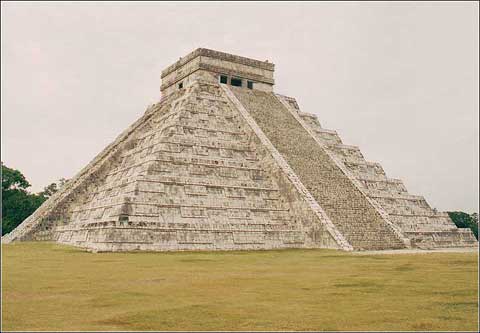 墨西哥尤卡坦的玛雅古迹