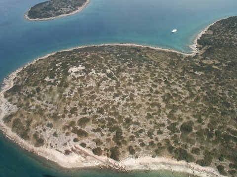 克罗地亚心形小岛