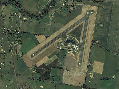 Google Earth卫星照片下的英文字母