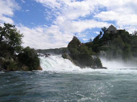 瑞士莱茵河瀑布
