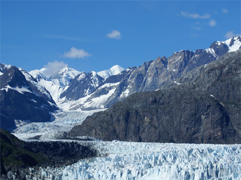 阿拉斯加的冰河湾
